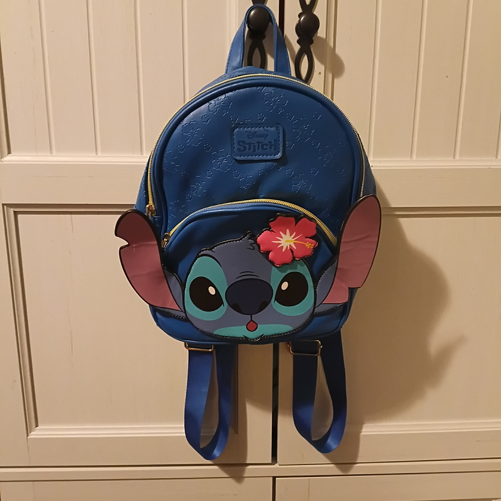 (2 ) Backpack And A Stitch Crossbody Purse